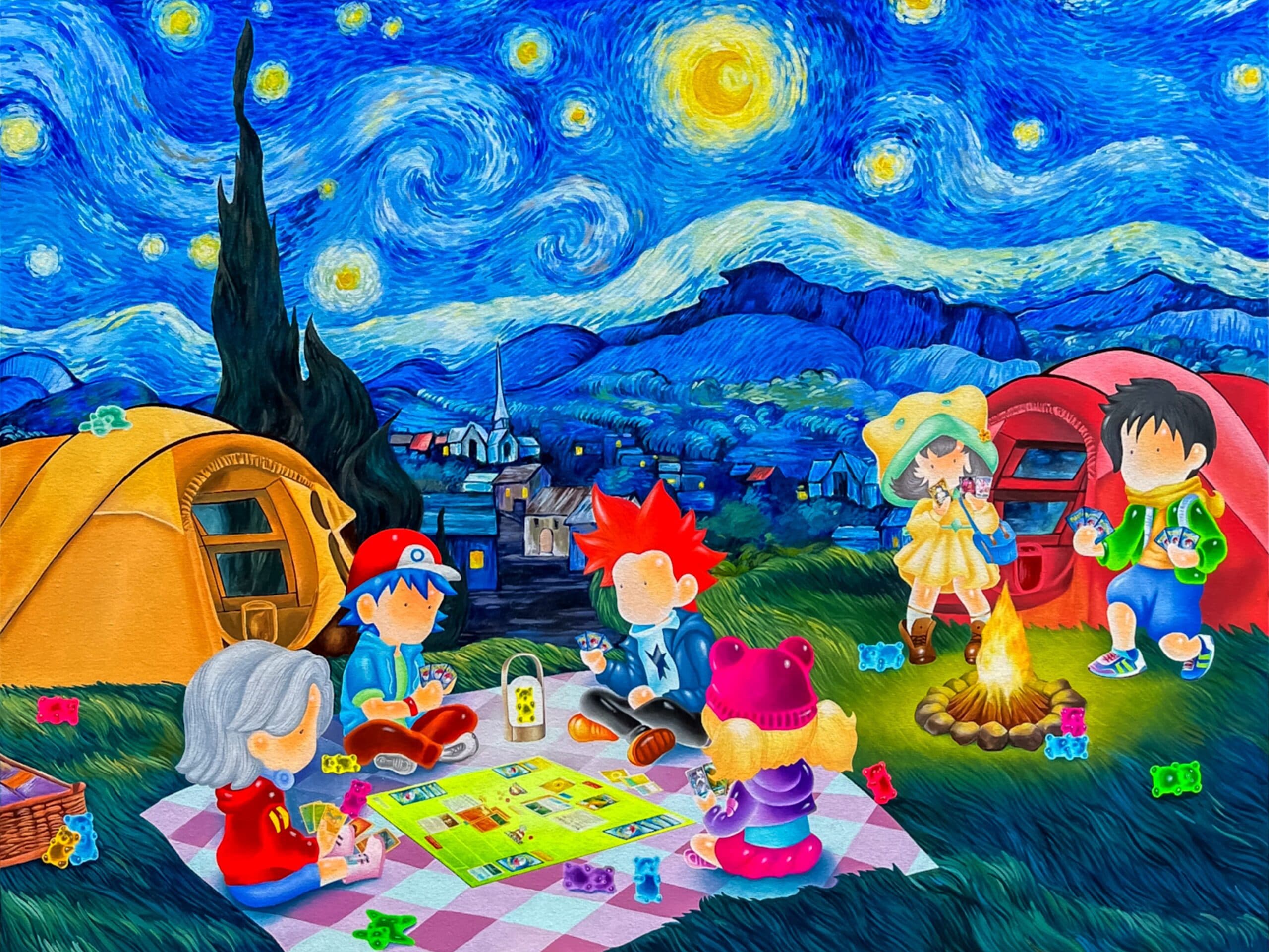 Picnic in the Starry Night