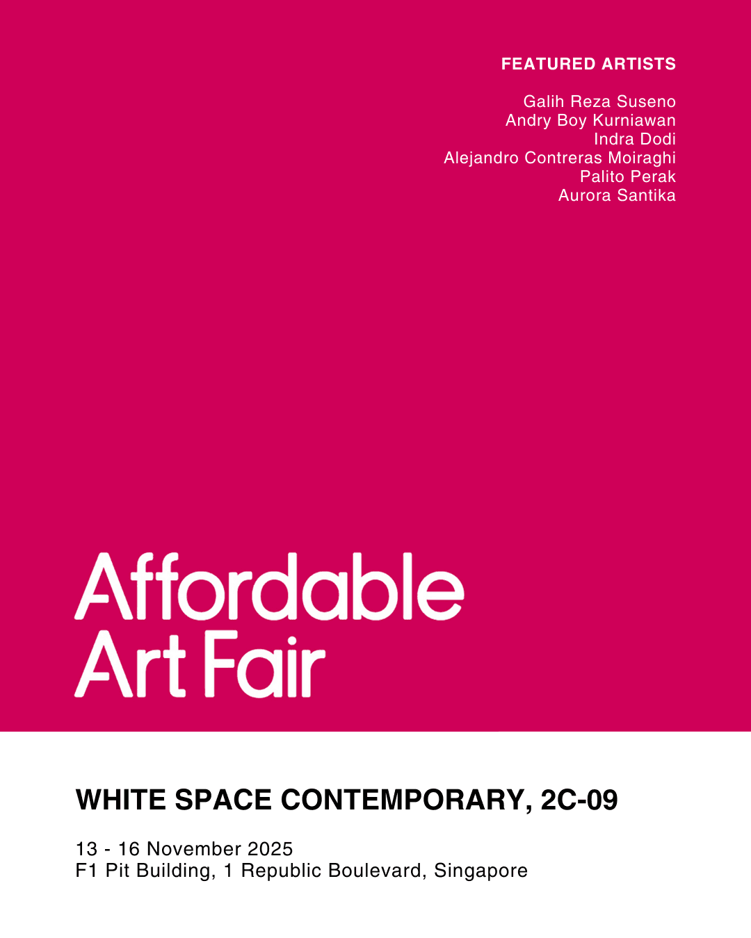 Affordable Art Fair Singapore 2025